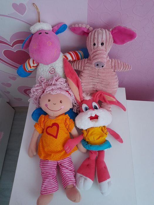 Плюшени играчки 4бр,без забележки