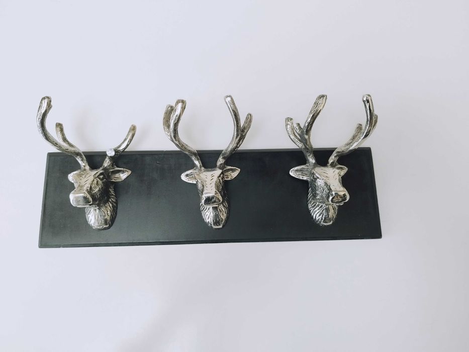 Cap de cerb argintat , Decoratiune Perete Vanatoare