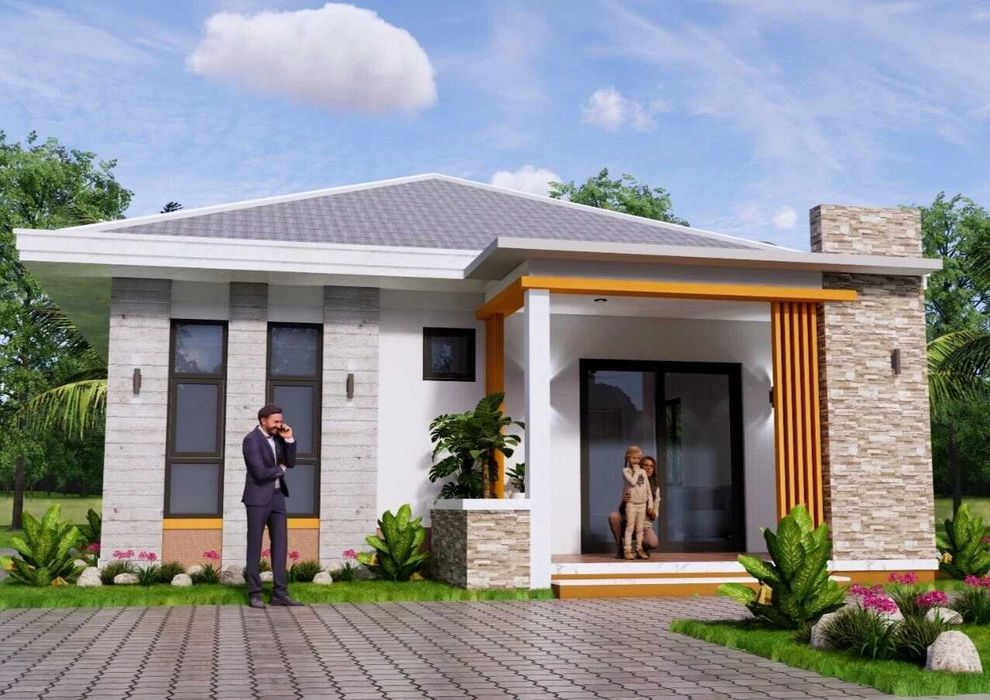 НА ИЗПЛАЩАНЕ - Луксозна сглобяема къща с 3 спални, 88 кв. м