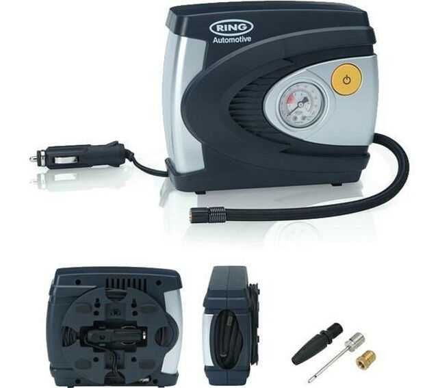 Английски компресор за гуми RING - 12V за кола