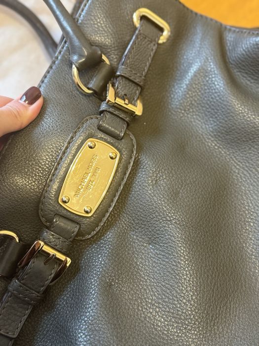 Geanta Michael Kors verde olive 100% piele