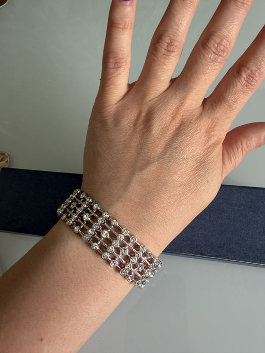 Brățară eleganta Oliver Weber 5 Rânduri Cristale Swarovski