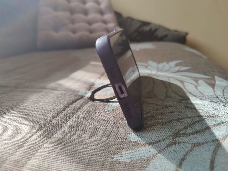 Кейс за iPhone 14 pro max с въртяща се стойка ринг