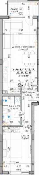 Продава се Двустаен апартамент в Пловдив, Въстанически - 77 кв.м за 950 €/кв.м - Снимка #3