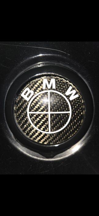 Vand embleme carbon real bmw