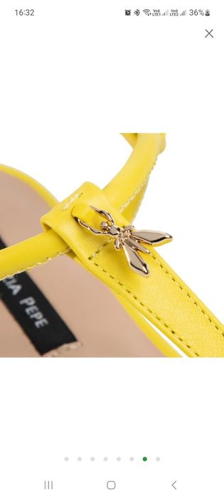 Сандали 39 номер Patrizia Pepe lemonade yellow