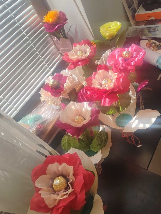 Цветя от креп хартия за всеки повод!