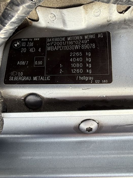 Vând Bmw X3-Xdrive 2.0d