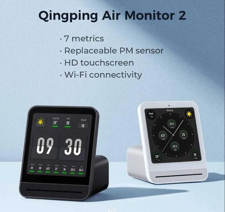 Анализатор воздуха Qingping Air Monitor 2 White/black (CGS2)