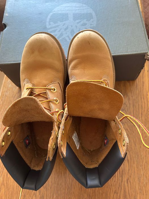 Botine  piele naturală Timberland  pentru băieți  nr 39!