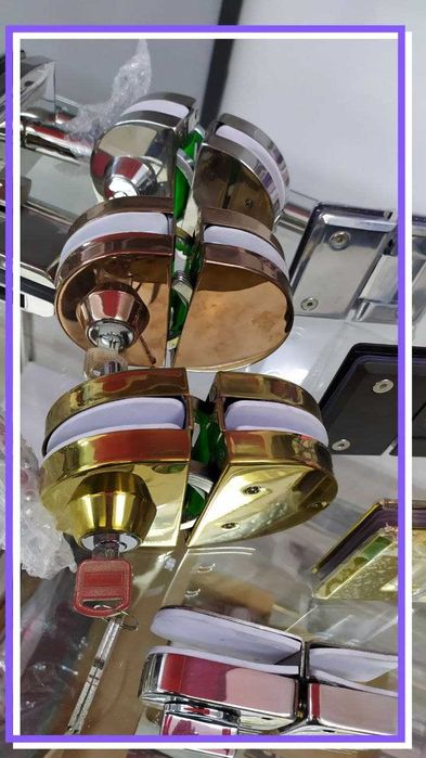 Замок для стеклянной двери