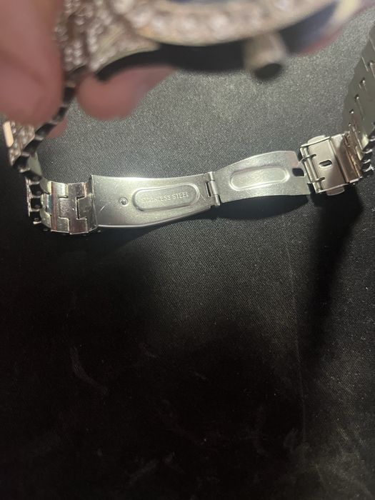 stainless steel watch