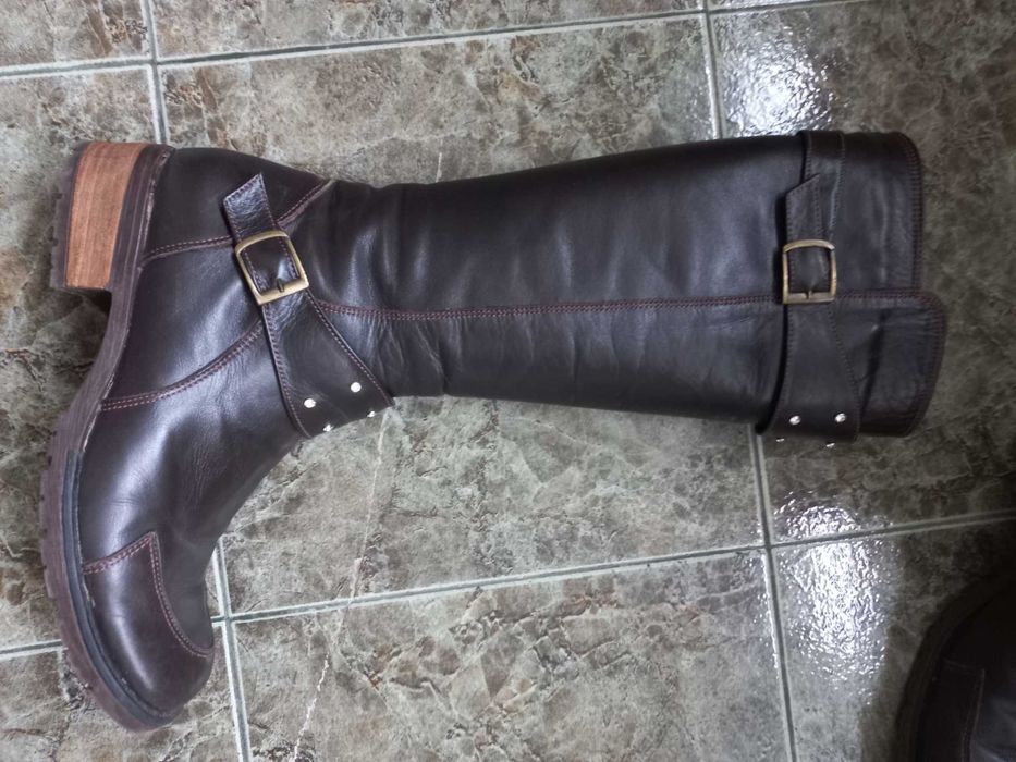 Дамски ботуши - естествена кожа - № 39