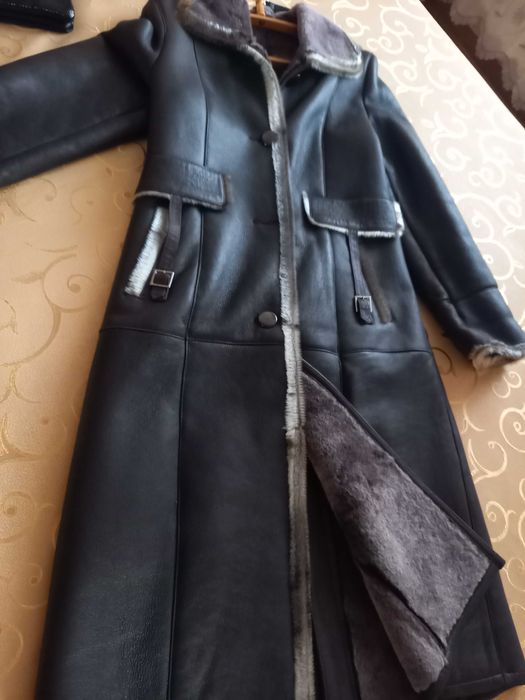 Дубленка женская длинная