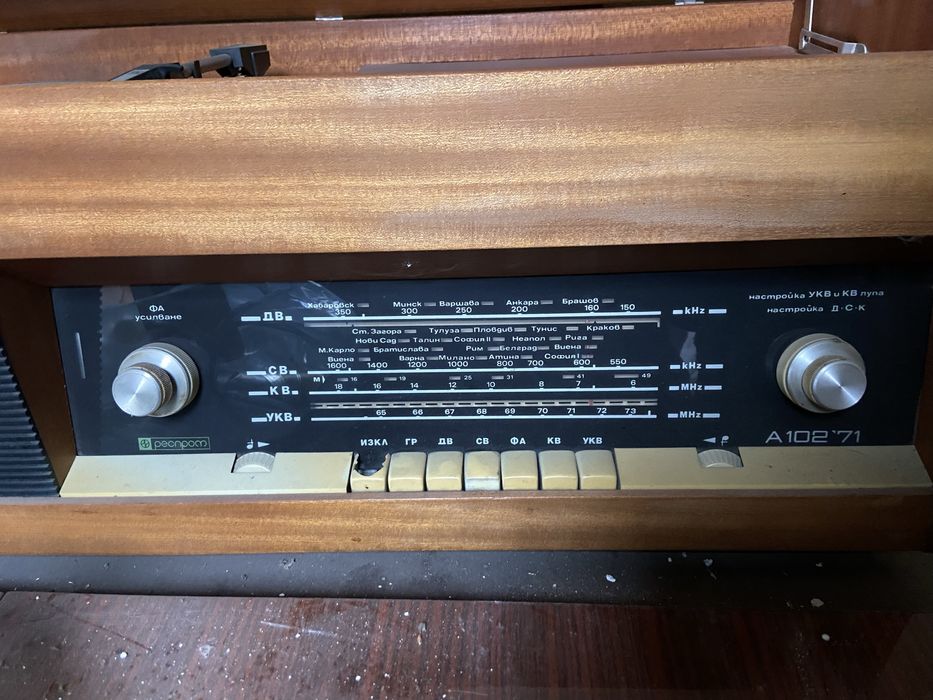 Ретро радио с грамофон