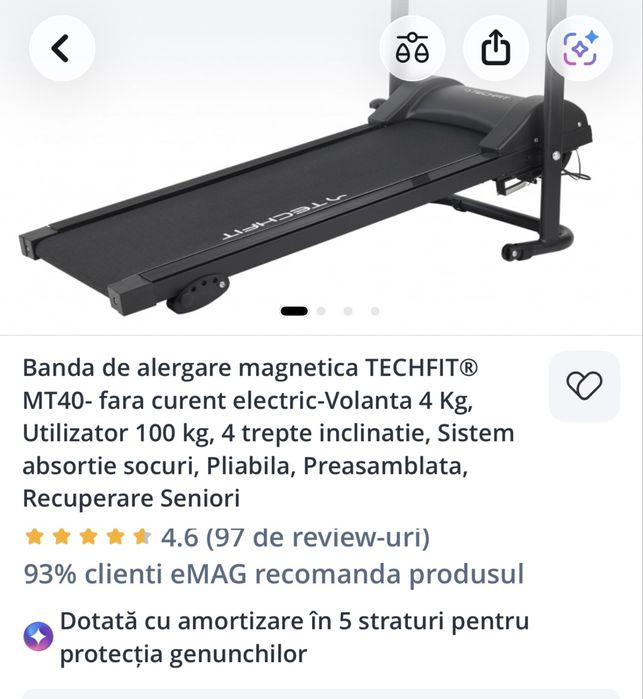Banda alergare TECHFIT
