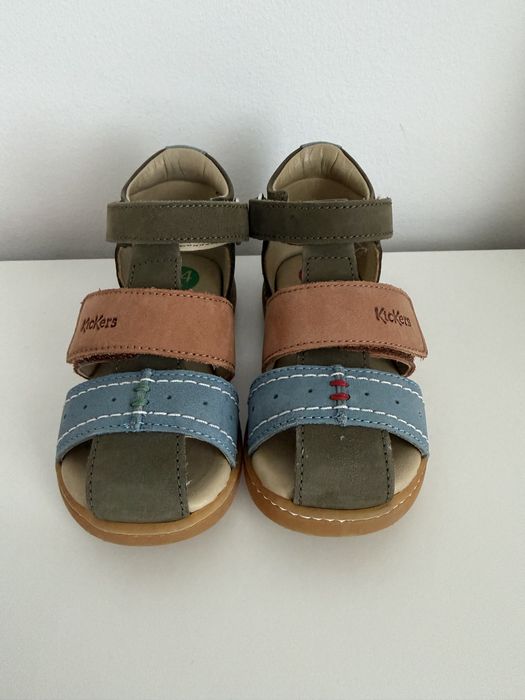 Sandale copii din piele Kickers, marime 24