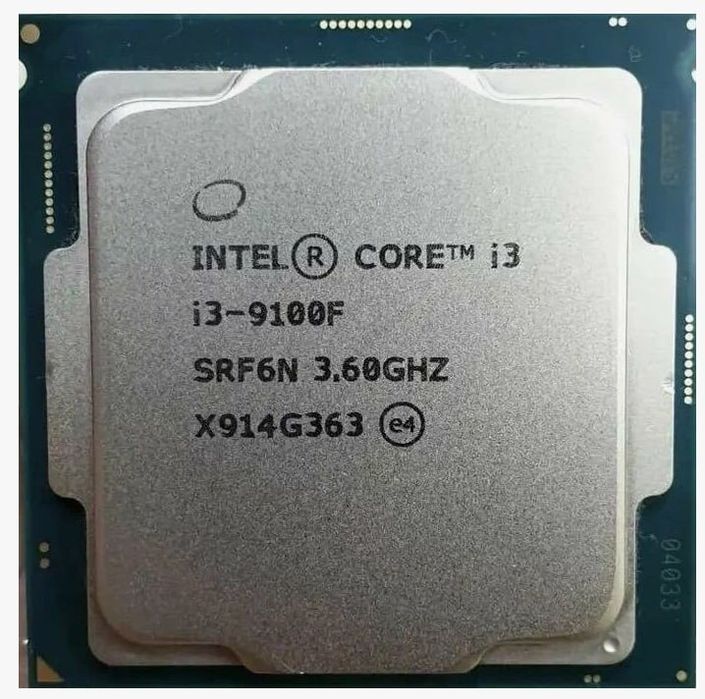 Продам процессор Intel Core i3-9100F.