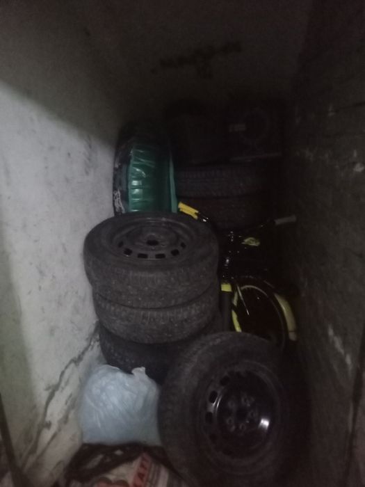 Зиние шины на дисках