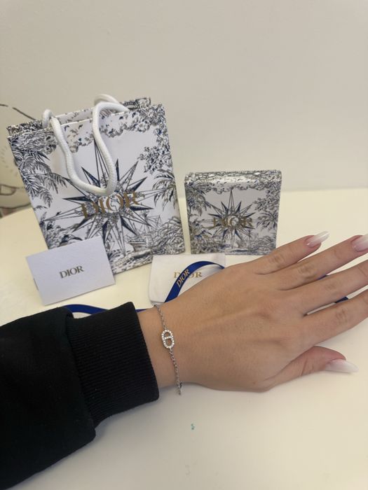 Bratara Dior argintie