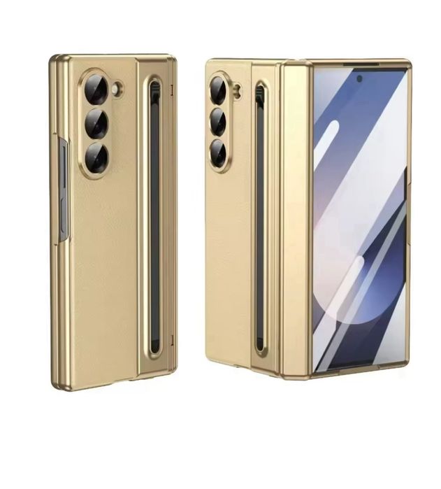 Samsung Z FOLD 6 Z FOLD 7 Husa Piele Eco si Pen Acoperire 360