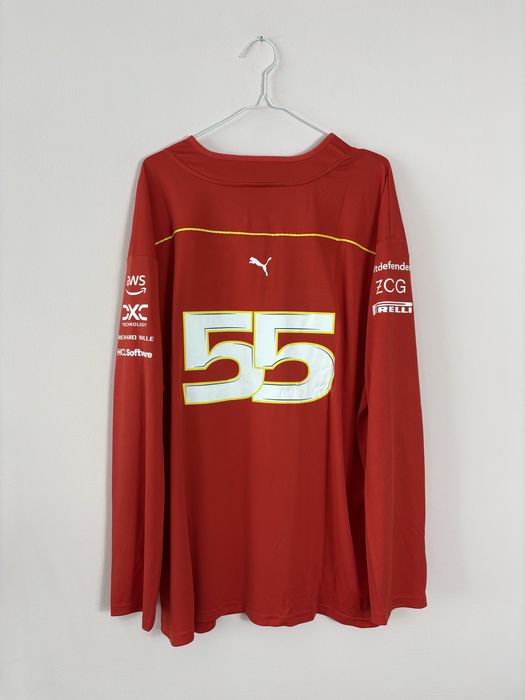 Scuderia Ferrari фланелка с дълъг ръкав