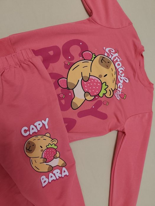 Детски нов  комплект "Капибара"8-10г,100% памук