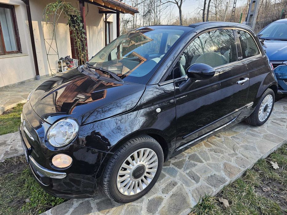 Fiat 500C Cabrio –retrofit 2015+, bord digital, foarte întreținut