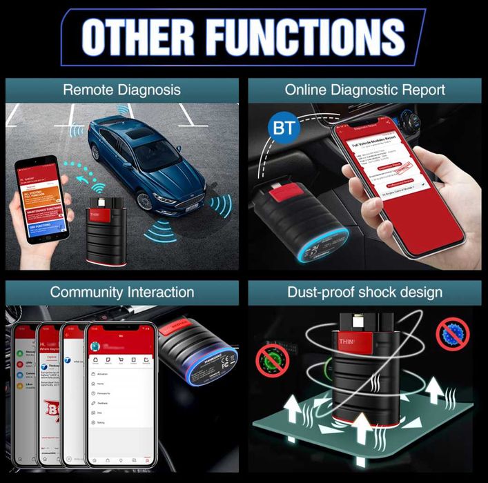 Tester / Diagnoza Auto Launch ThinkDiag ORIGINAL 2025 Full 1 an update
