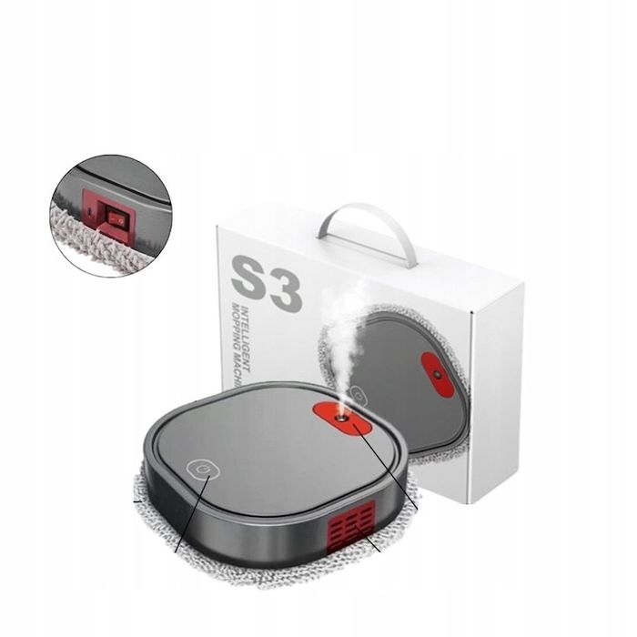 ПРОМО!!! Робот моп SmartMop Pro, 8 режима на почистване, 260x260x60mm