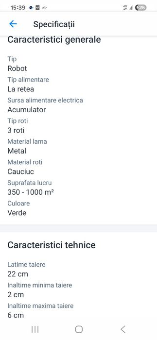 Robot de tuns iarba Greenworks Optimow