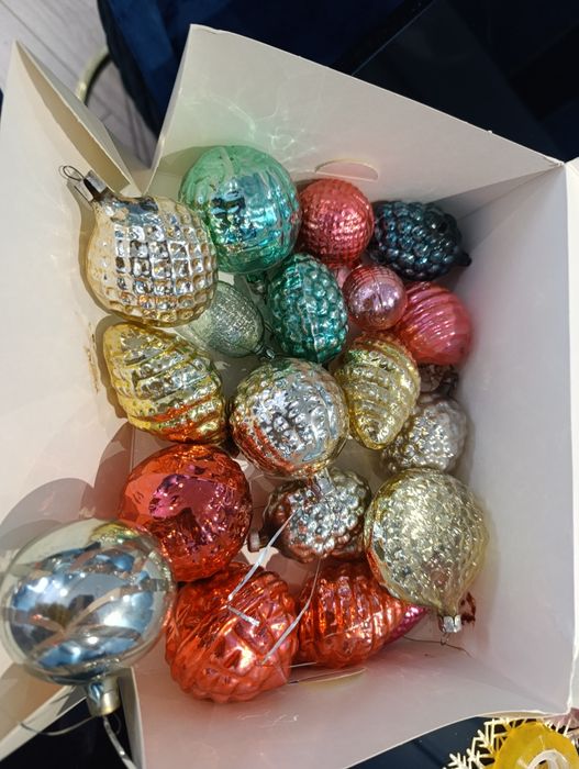 Новогодние старинные игрушки