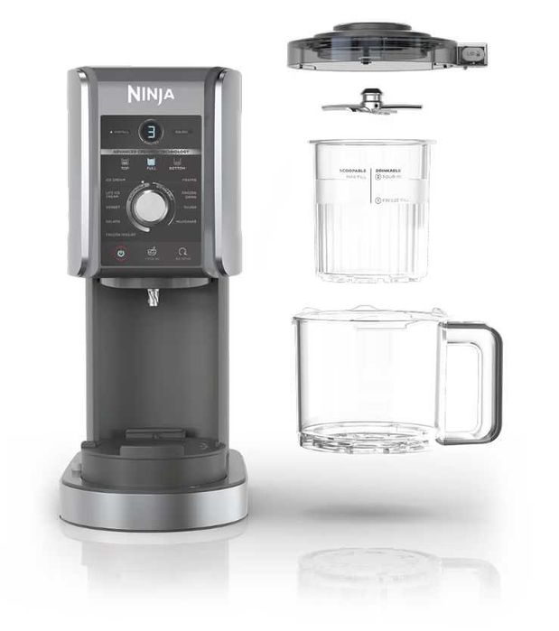 Aparat de inghetata Ninja CREAMi Deluxe NC501, 800W, 10 programe - RESIGILAT