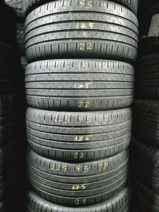 4x 225/45/18 VARA CONTINENTAL 2021 Stare excelentă
