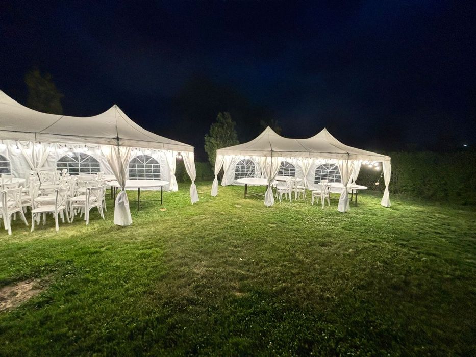 Прокат шатров, посуды, столов,стульев