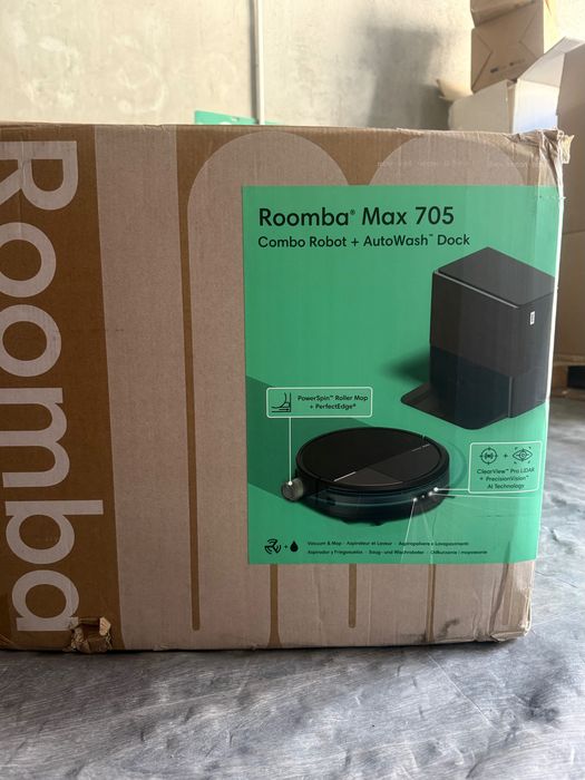 Roomba Max 705  като нова, пълен комплект omba Max 705, в отлично състояние, като нова.