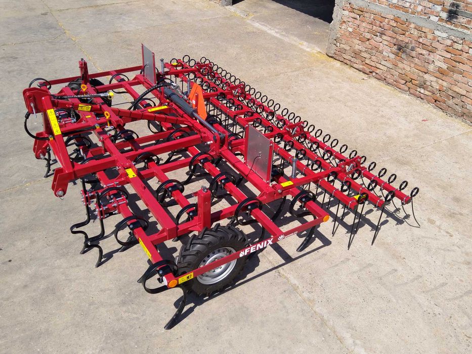 Култиватор Феникс 4 метра с три реда иглена брана HD версия