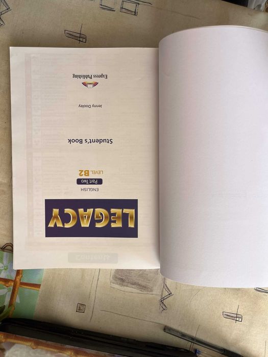 Учебник по английски - Legacy B2 Part 2 Student's book for Bulgaria (5 бр.)