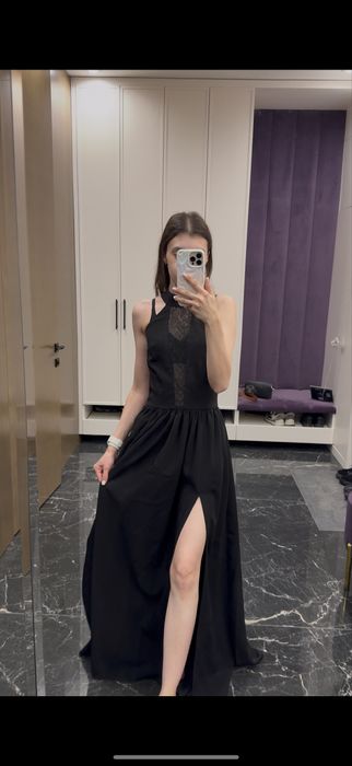 Платье на выпускной вечернее ручной работы