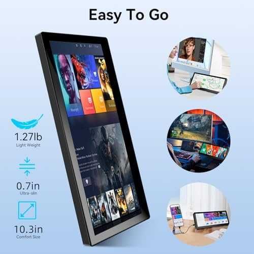 10.3" Touch монитор 1920x720 IPS HDMI USB-C