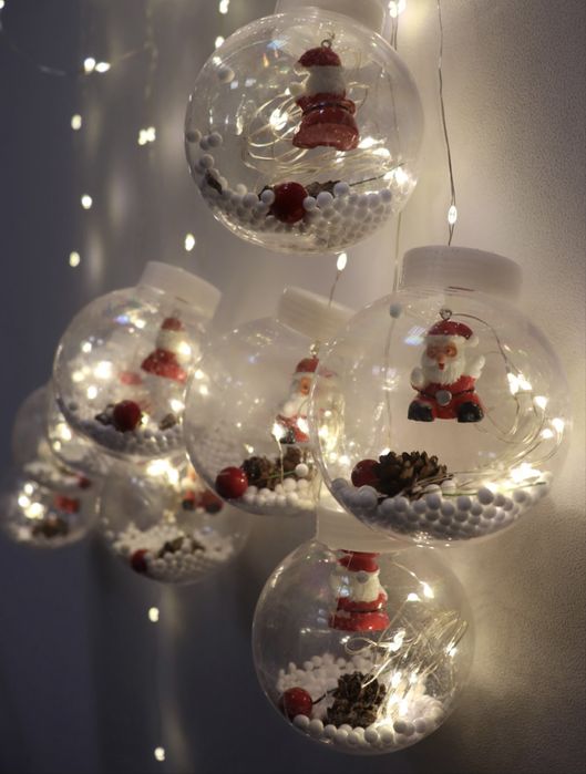 Гирлянда “Новогодние шары” 200 LED, 10 шаров