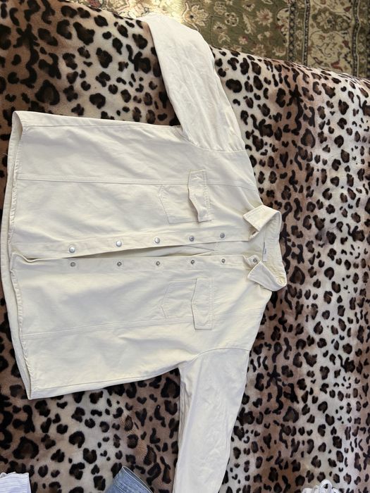 60.000 Джинсовая ветровка свет айвори размер М