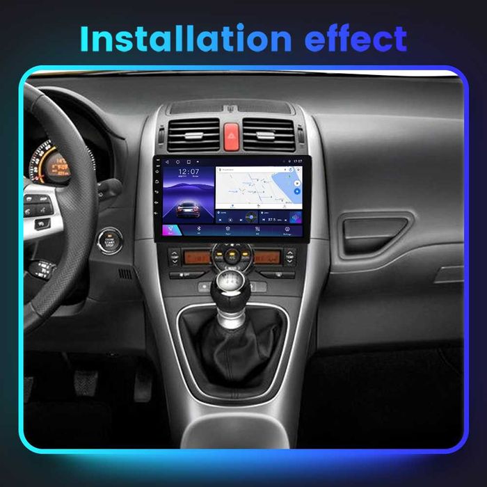 NAVIGATIE ANDROID 14 Toyota Auris 2006 - 2011 1/8 Gb CarPlay + CAMERA