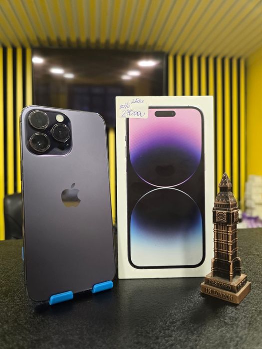Iphone 14 Pro Max, 256gb, 80%, Kaspi 0-0-24