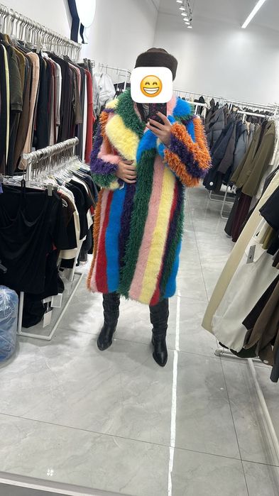 Оригинальная модная шуба