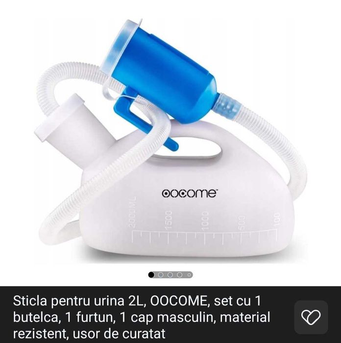 Sticla portabila pt.urina barbati 2000 ml
