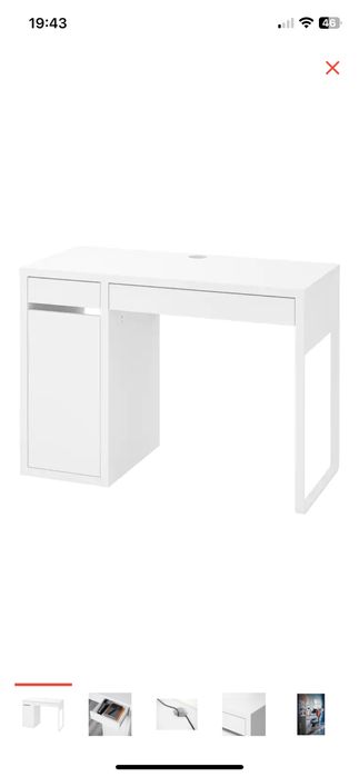 Стол офисный белый Икеа