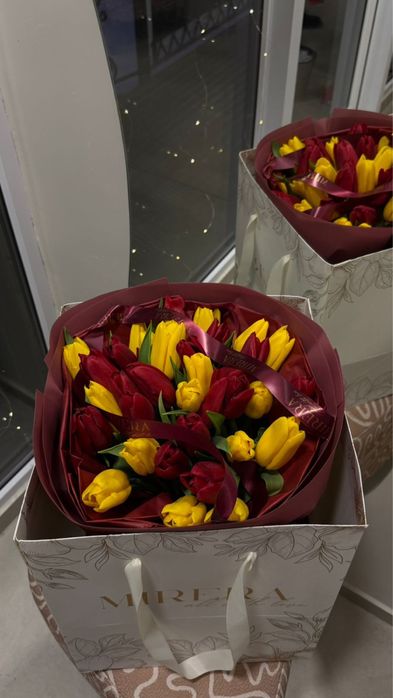 Продам букет тюльпанов – 35 шт.!