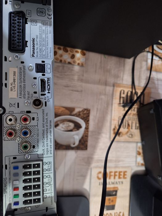 Vând Home Cinema Panasonic 5+1 surrond (sistem muzică cu subwoofer)