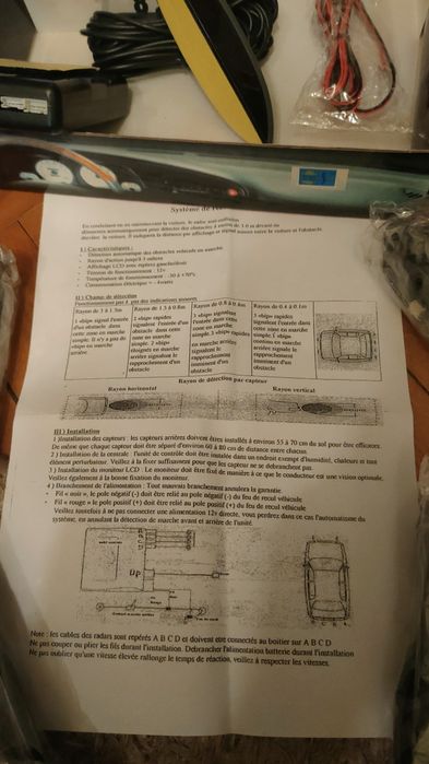 Senzori de parcare MobileTV RR100